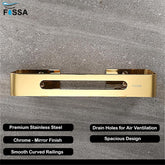 FOSSA Premium Stainless Steel Bathroom Shelf/Kitchen Shelf/Bathroom Shelf and Rack/Wall Storage Shelf/Bathroom Accessories (Gold) - Fossa Home